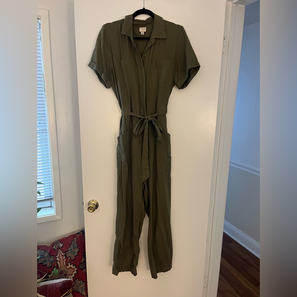 A new day large green jumpsuit